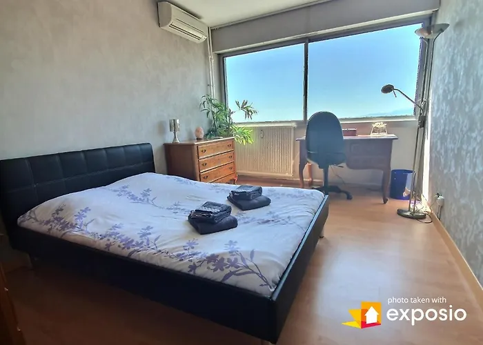 Appartamento Bel Avec Vue Splendide Sur Toute La De - Parking Gratuit Colmar